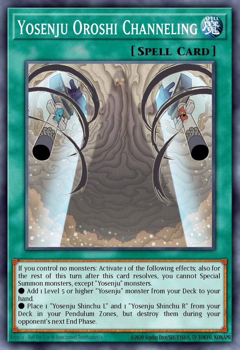 Yosenju Oroshi Channeling